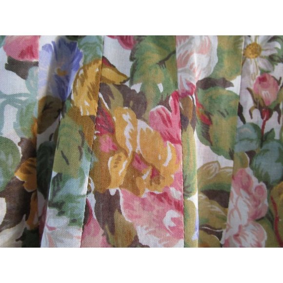 Ramsay of Dublin Floral Knife Pleat Skirt Lined Made in Ireland Large GUC - Picture 9 of 16